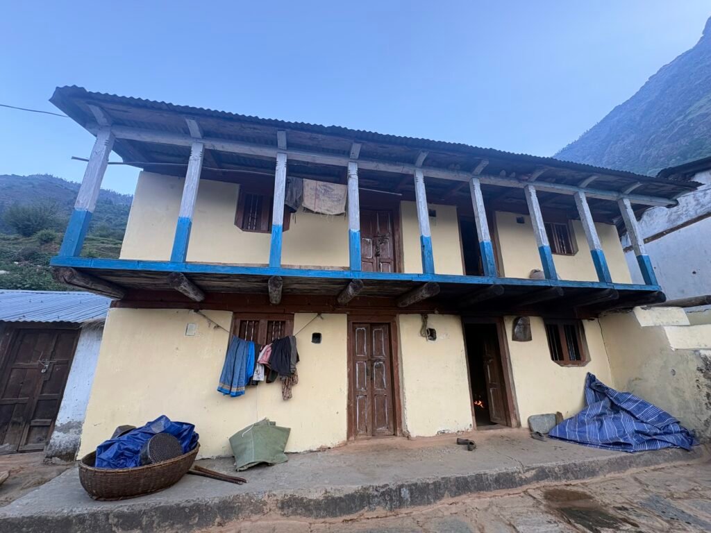 Pana Village, Wan to Pana Section, also known as Lord Curzon Trail, Trans Uttarakhand Section